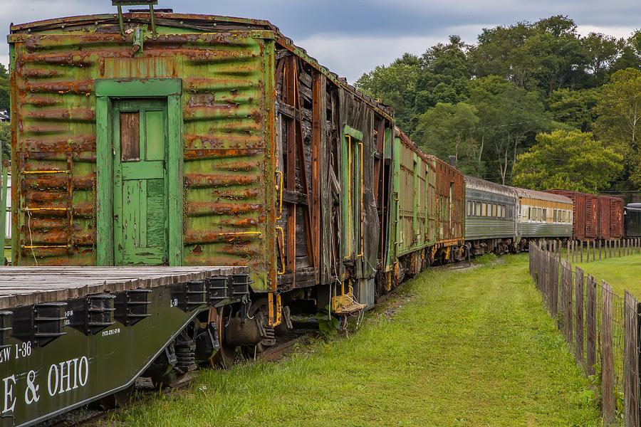 Retired Railcars Photograph by Kevin Craft