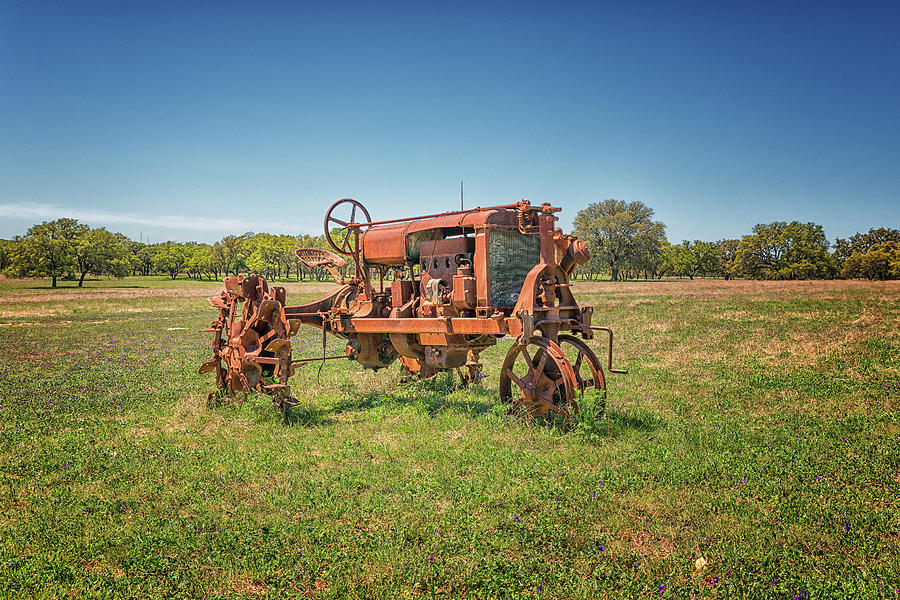 Retired Tractor Photograph by Victor Culpepper