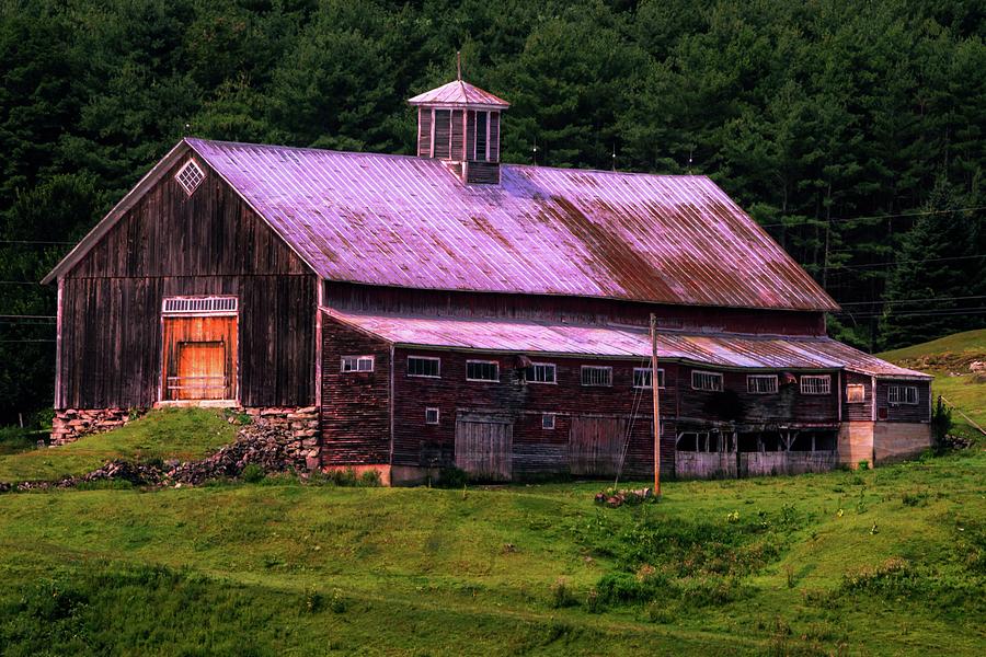 Tree Photograph - Retired Vermont Farm by Sherman Perry