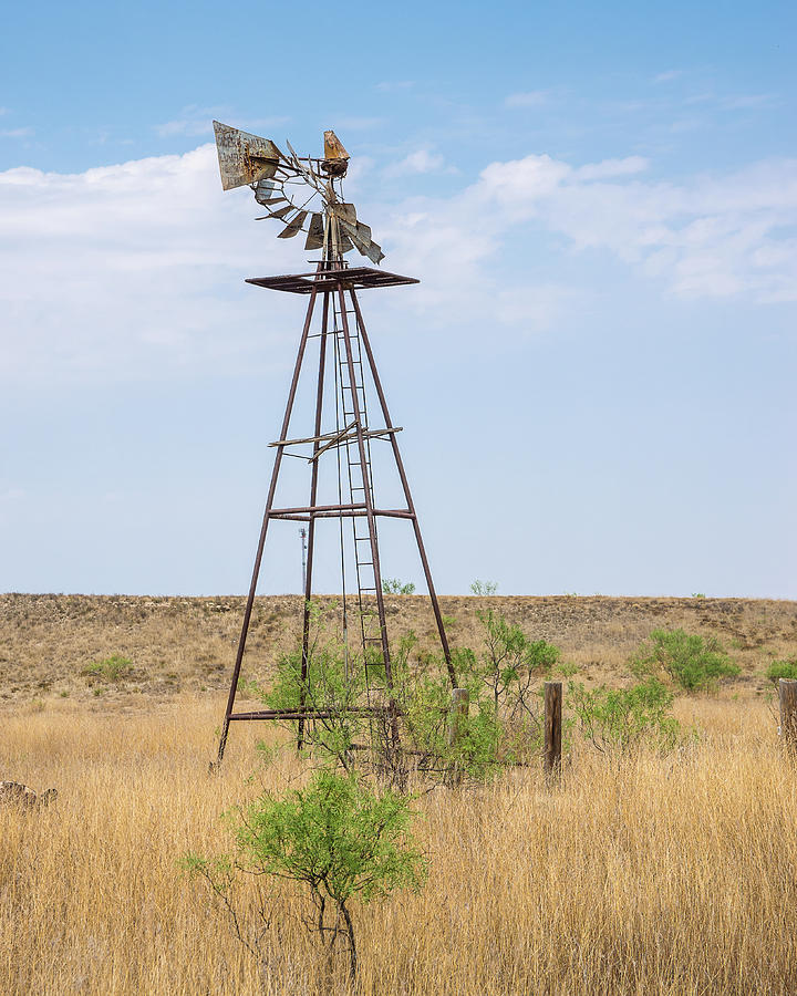 Retired Windmill 4 Photograph by Adam Reinhart