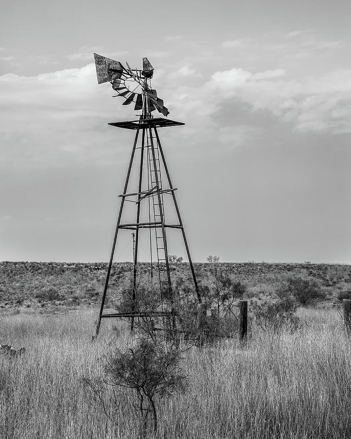 Retired Windmill 5 Photograph by Adam Reinhart