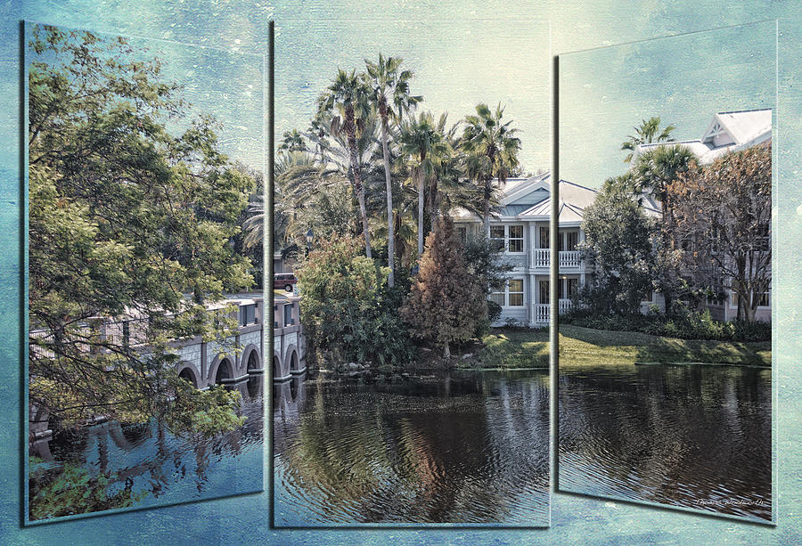 Summer Photograph - Retirement Living Triptych 3 Panel by Thomas Woolworth