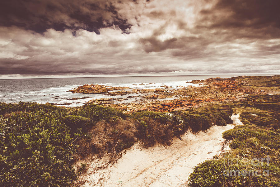 Landscape Photograph - Retro beach tracks by Jorgo Photography