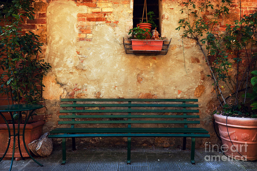 https://images.fineartamerica.com/images/artworkimages/mediumlarge/1/retro-bench-outside-old-italian-house-in-a-small-town-of-pienza-italy-vintage-michal-bednarek.jpg