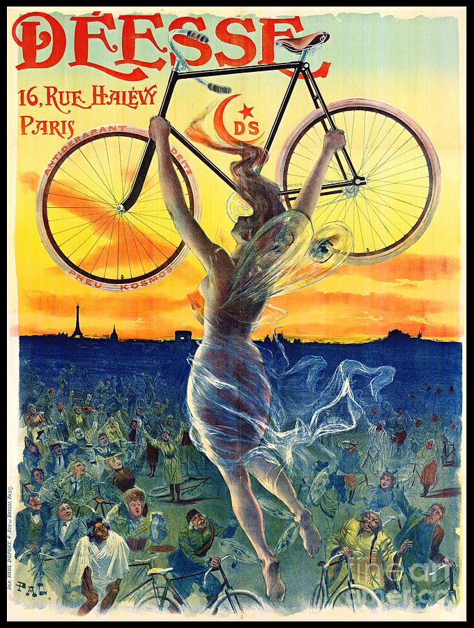 Bicycle Photograph - Retro Bicycle Ad 1898 by Padre Art