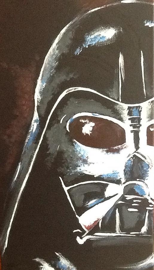 Retro Darth Vader Painting by Melissa Bertaut - Fine Art America