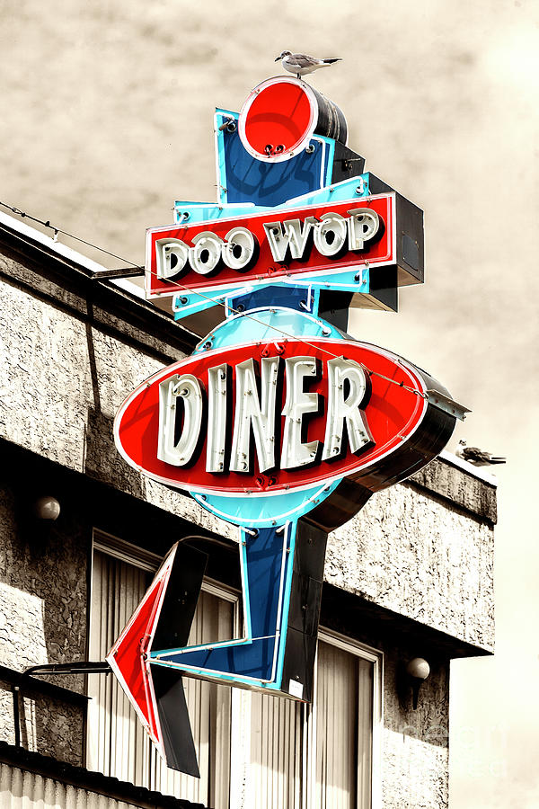 Retro Doo Wop Diner in Wildwood Photograph by John Rizzuto