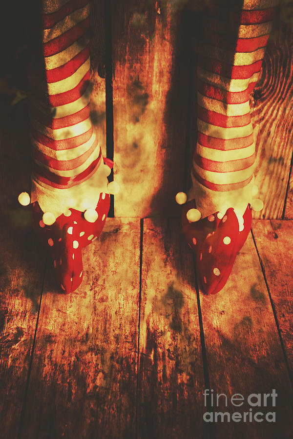 Retro elf toes Photograph by Jorgo Photography