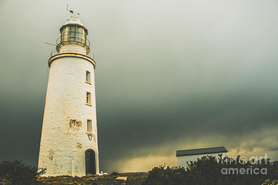 Retro filtered lighthouse Photograph by Jorgo Photography