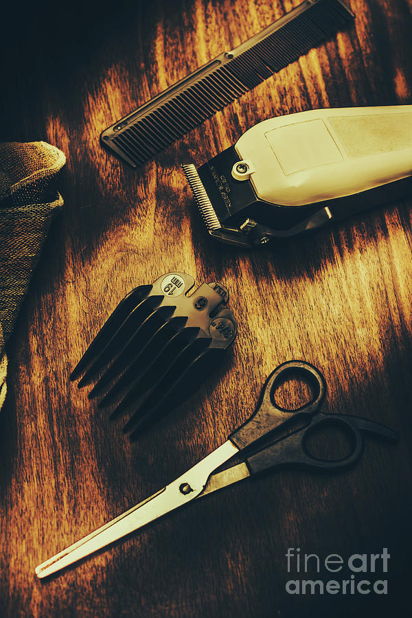 Retro hairdressing objects Photograph by Jorgo Photography - Fine Art ...