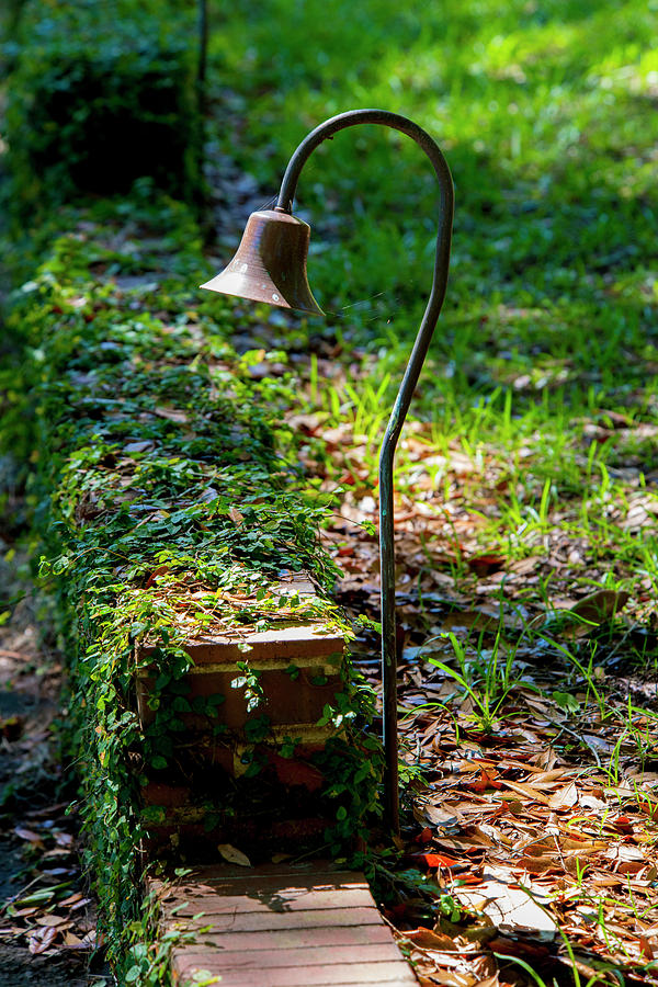 Retro Lawn Lamp Photograph by Kevin Cable
