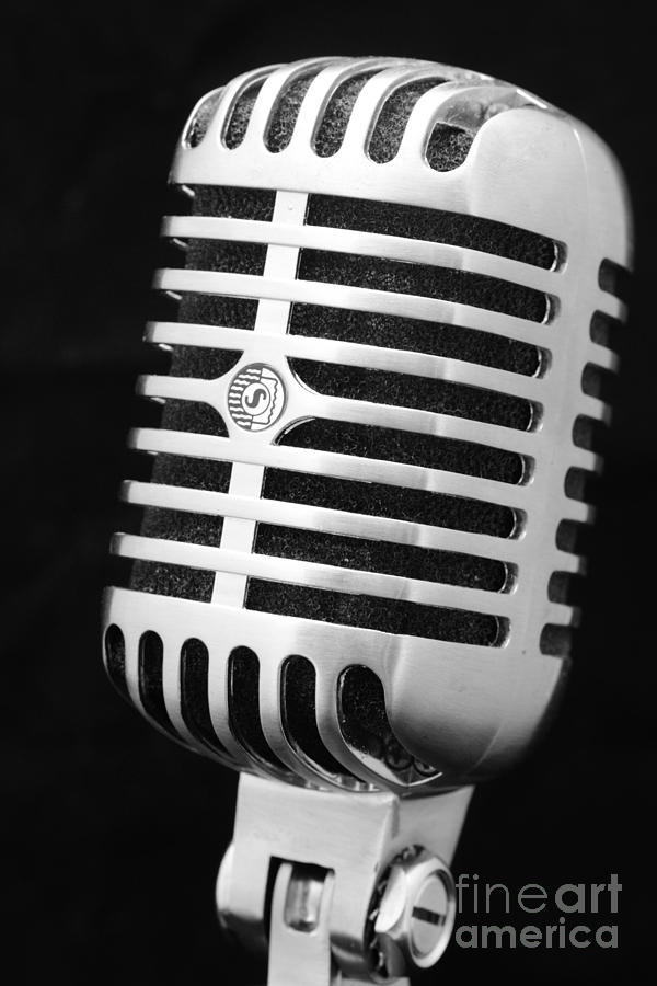 Retro Microphone Photograph by Paul Ward