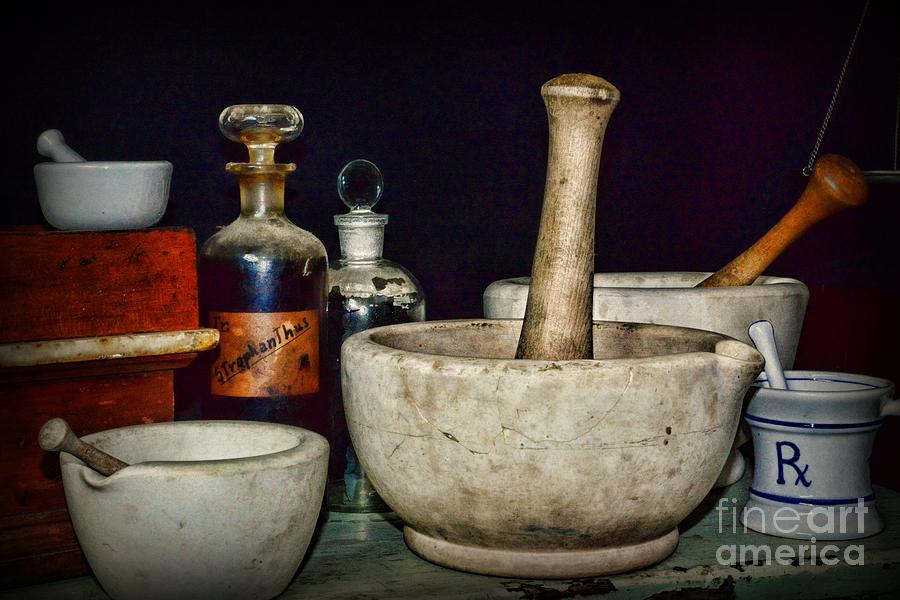 Retro Mortar and Pestle Photograph by Paul Ward