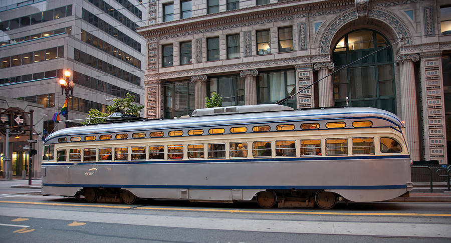 Retro San Francisco Streetcar Photograph by Matthew Bamberg