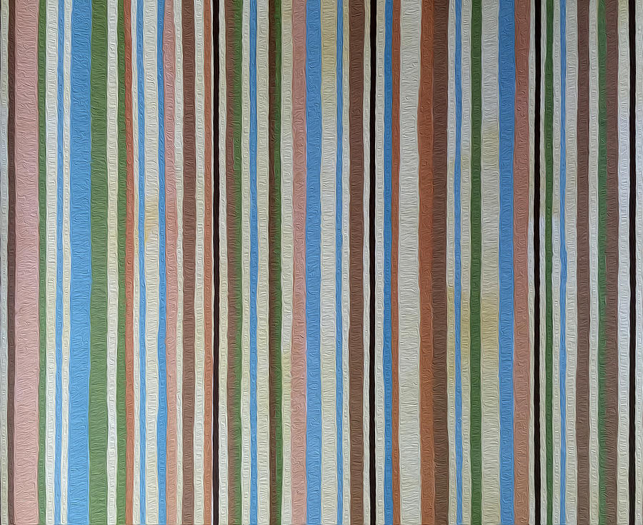 Retro Stripes Painting by Portraits By NC