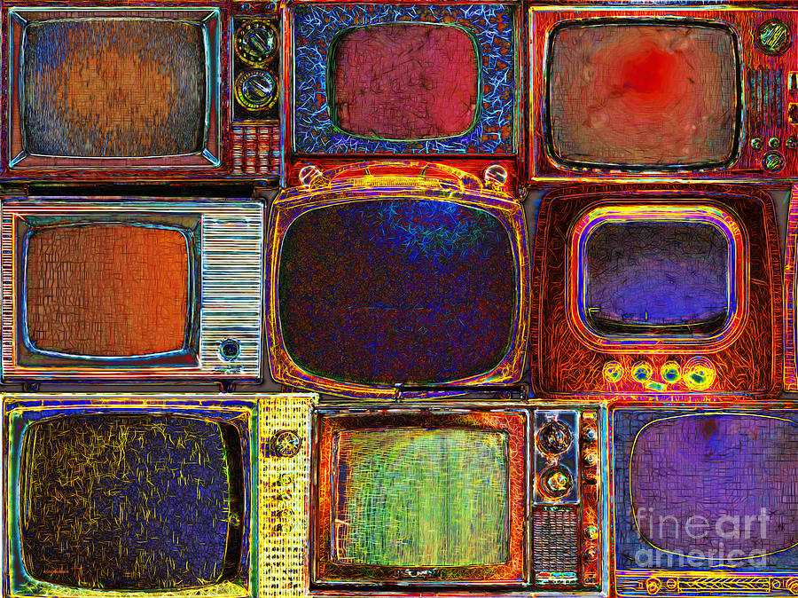 Retro Television Marathon 20150928 Photograph by Wingsdomain Art and Photography
