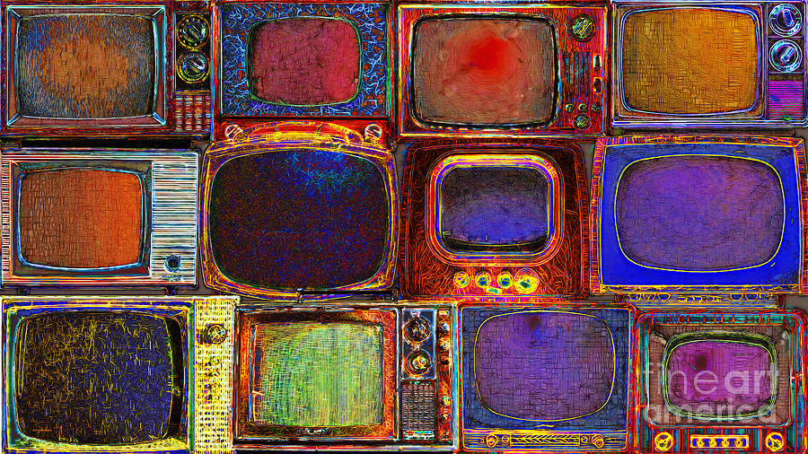 Retro Television Marathon 20150928long Photograph by Wingsdomain Art and Photography