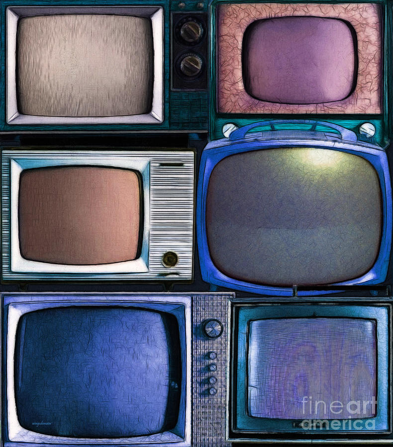 Retro Television Marathon 20150928vertical v2 p180 Photograph by Wingsdomain Art and Photography