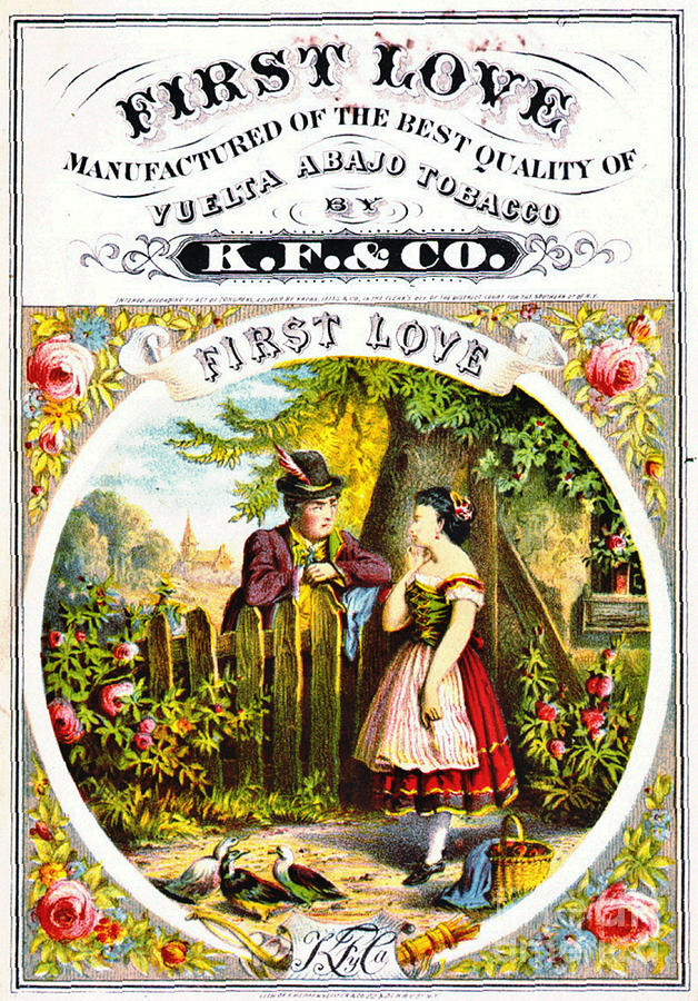 Retro Tobacco Label 1869 d Photograph by Padre Art