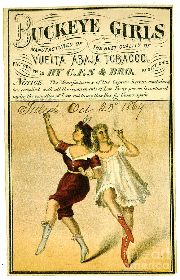 Cigars Photograph - Retro Tobacco Label 1869 f by Padre Art