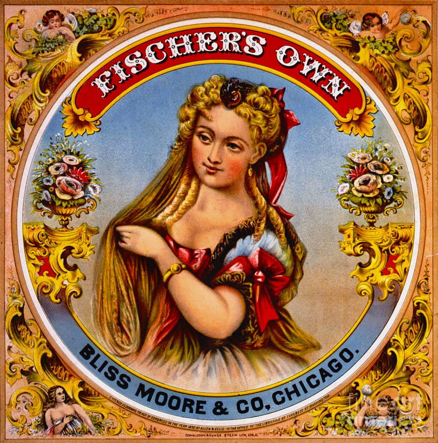 Retro Tobacco Label 1872 a Photograph by Padre Art