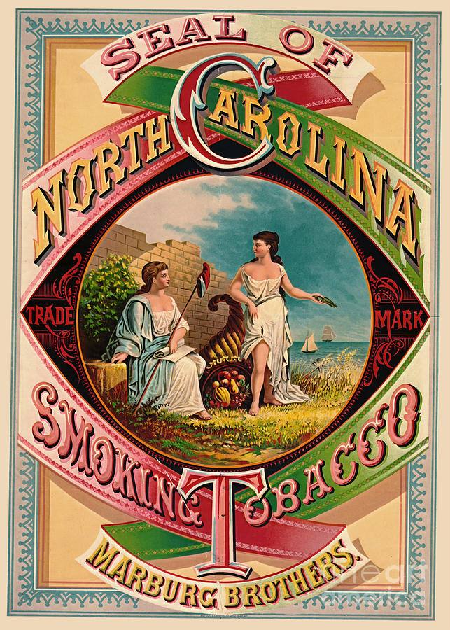 Retro Tobacco Label 1879 Photograph by Padre Art