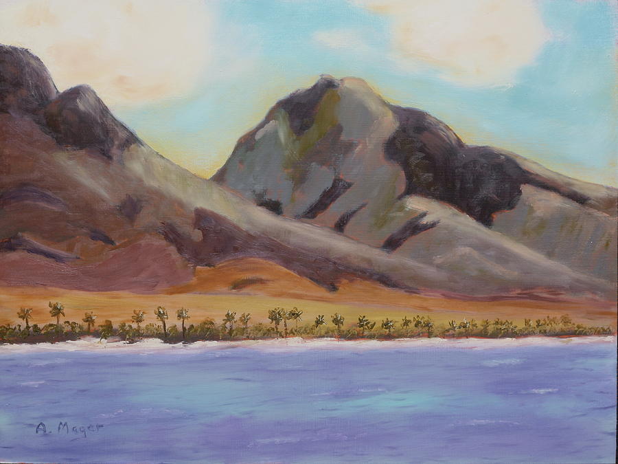 Return to Maui Painting by Alan Mager