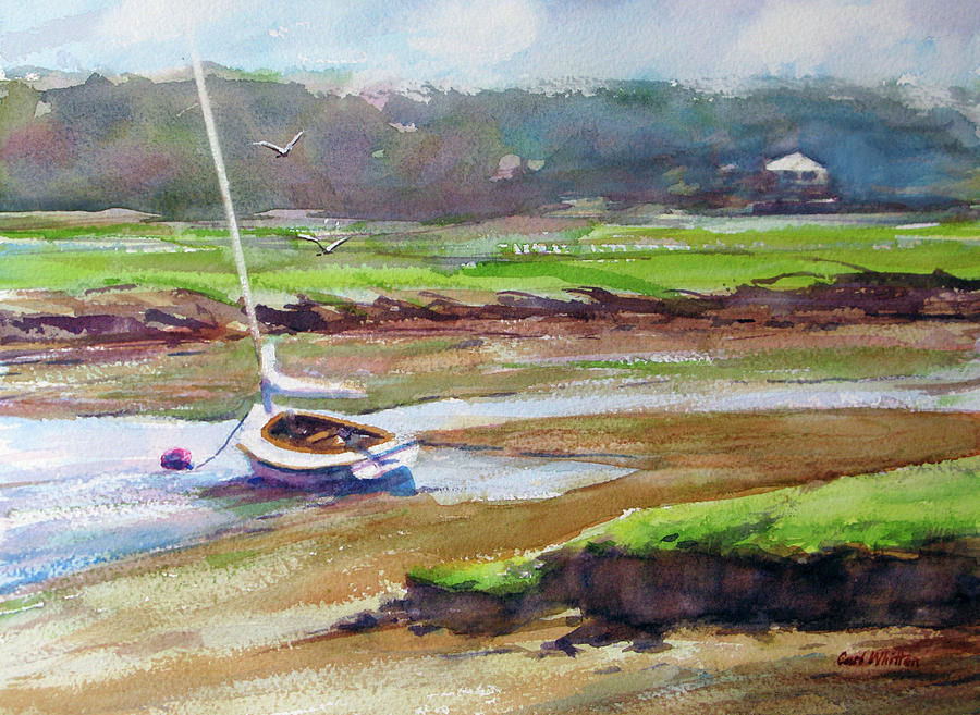 Returning Tide - Essex Painting by Carl Whitten - Fine Art America