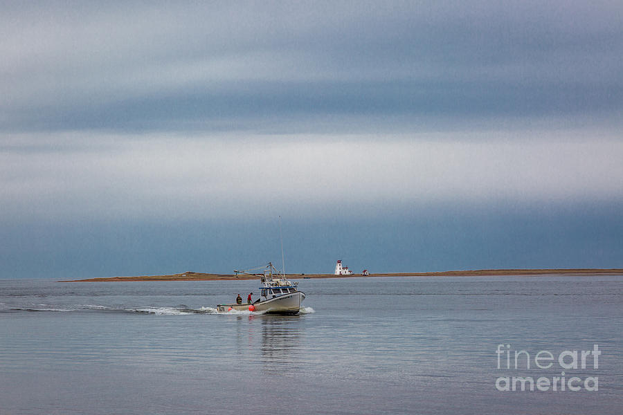 Boat Photograph - Returning to Northport by Roger Monahan