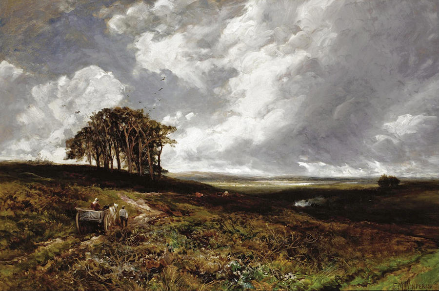 Returning to the Farm Painting by Edmund Morison Wimperis