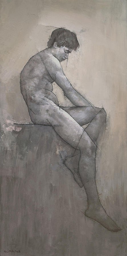 Male Painting - Reuben by Steve Mitchell Male Painting - Reuben by Steve Mitchell