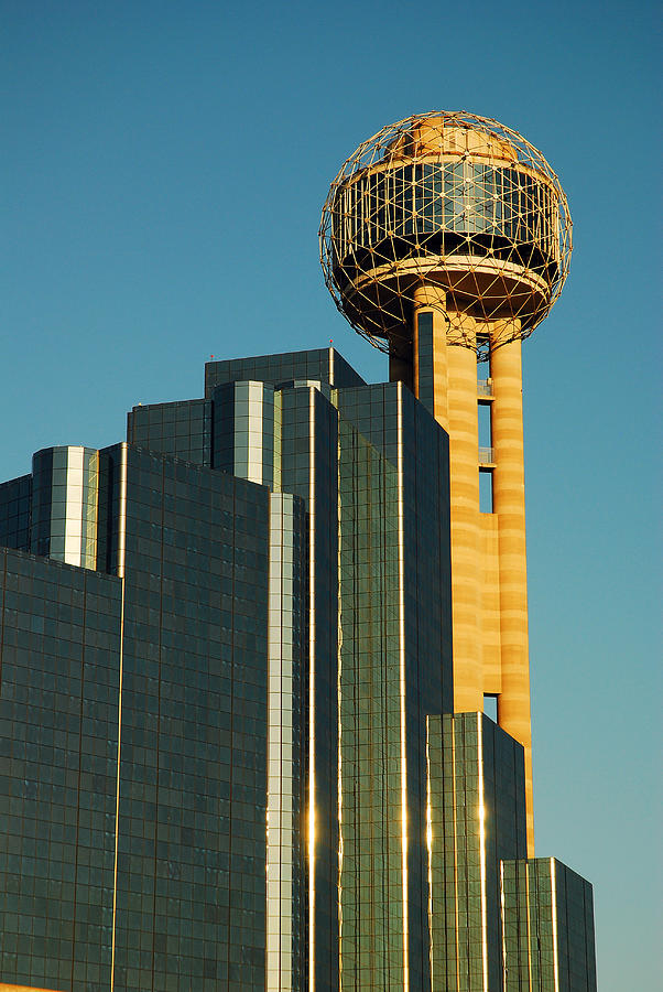 Reunion Tower Dallas Photograph by James Kirkikis