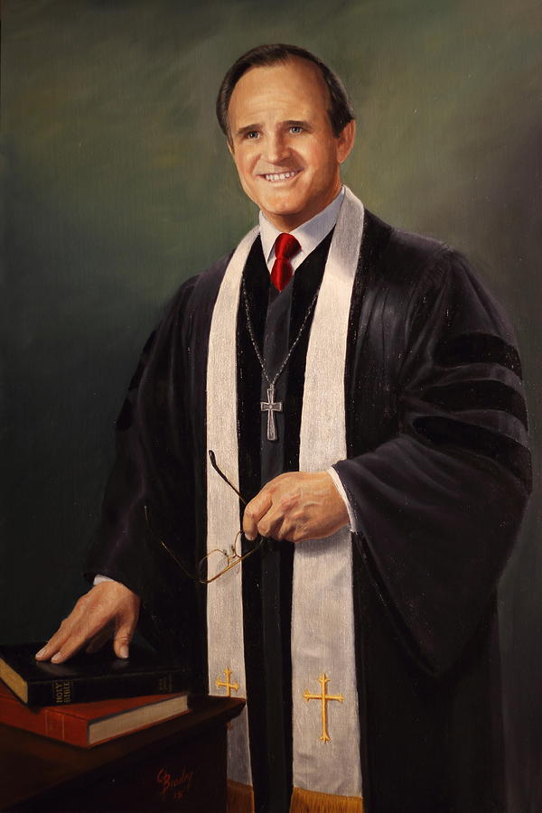 Rev John Miles Painting by Glenn Beasley