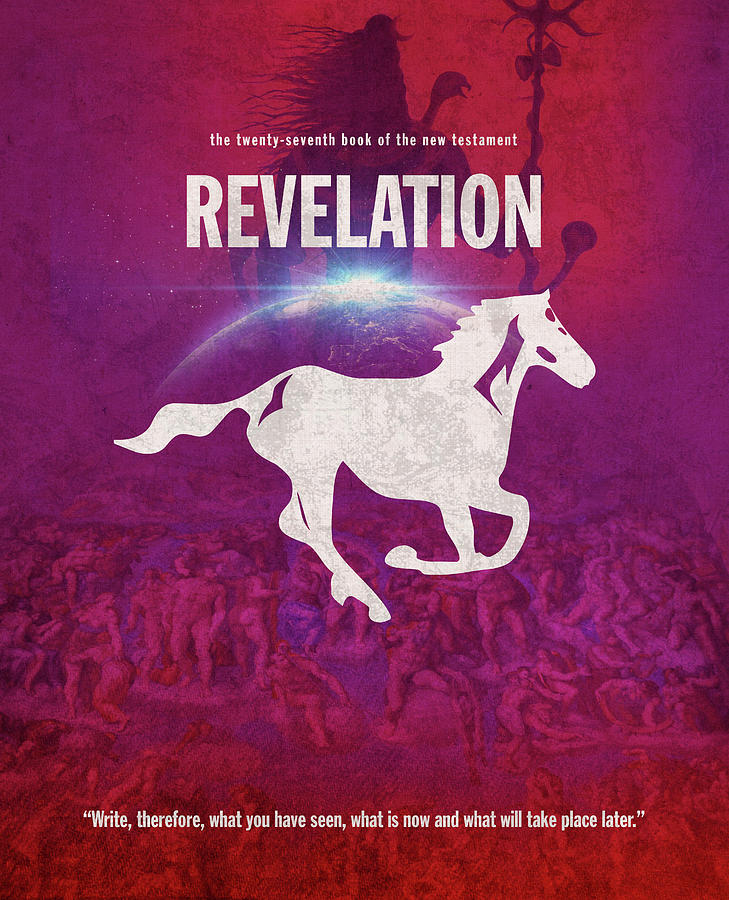 Revelation Mixed Media - Revelation Books Of The Bible Series New Testament Minimal Poster Art Number 27 by Design Turnpike