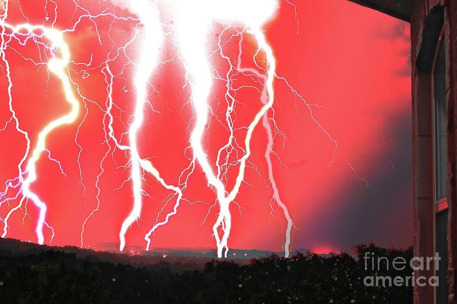 Lightning Apocalypse Photograph by Michael Tidwell