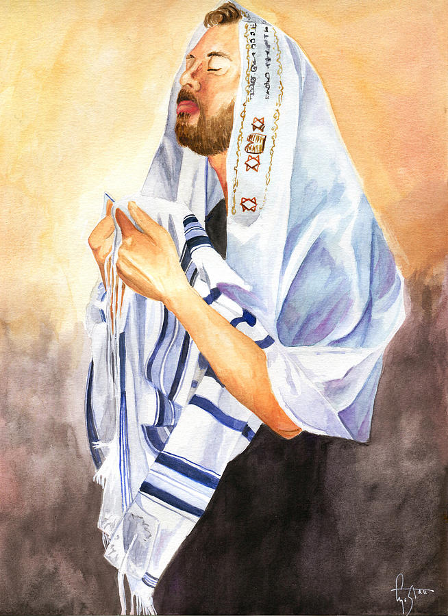 Hanukkah Painting - Reverence by Dawnstarstudios 
