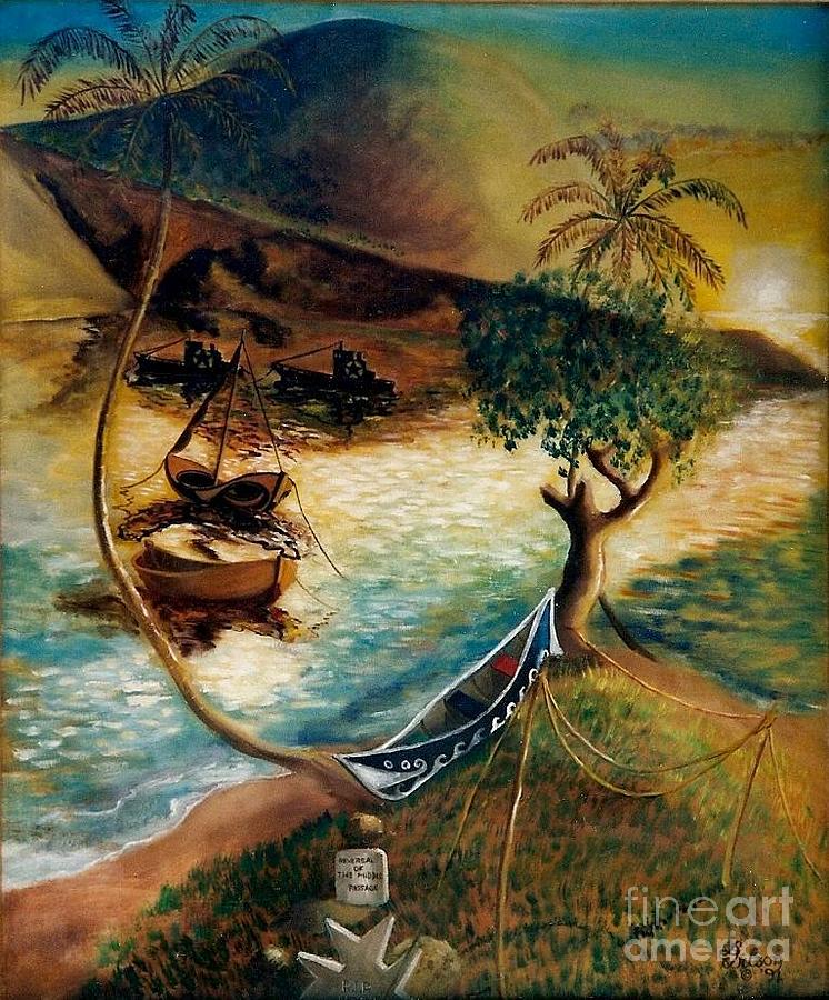 Landscape Painting - Reversal of the Middle Passage by David G Wilson