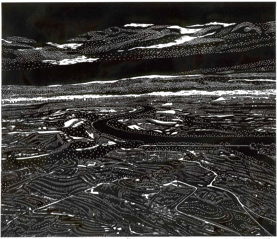 Landscape Print - Reverscape III by Carol Meis Ellington Landscape Print - Reverscape III by Carol Meis Ellington
