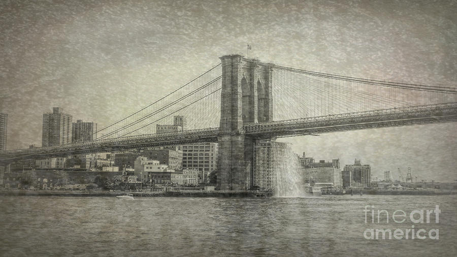 Revisiting Brooklyn Bridge Photograph by Luther Fine Art