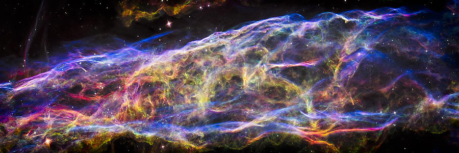 Abstract Photograph - Revisiting the Veil Nebula by Adam Romanowicz