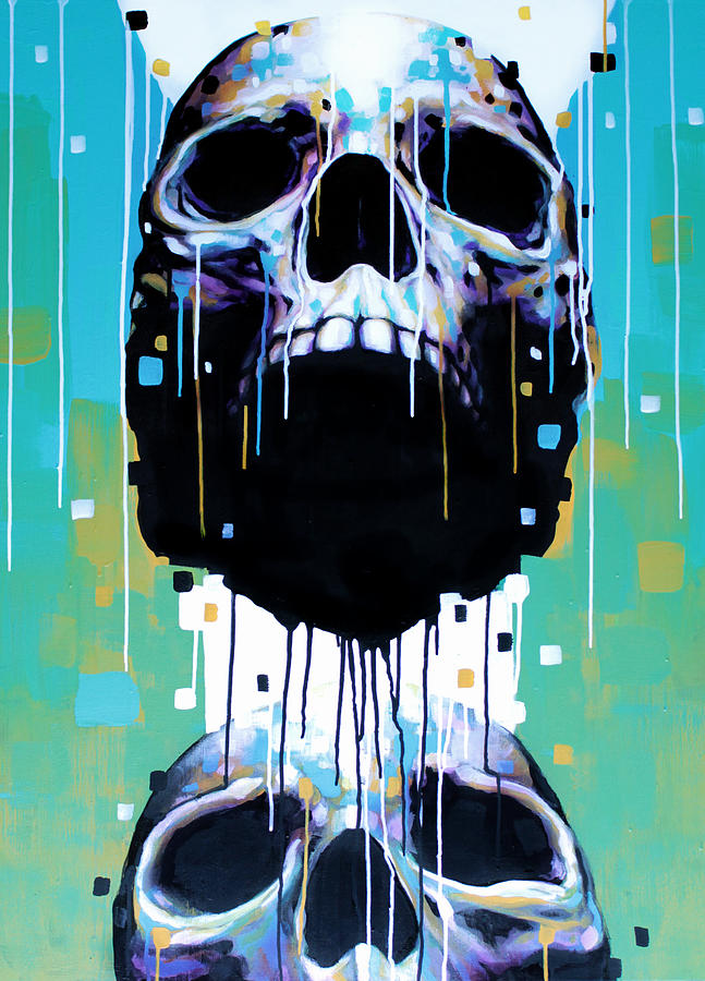 Skull Painting - Revival by Jeremy Scott