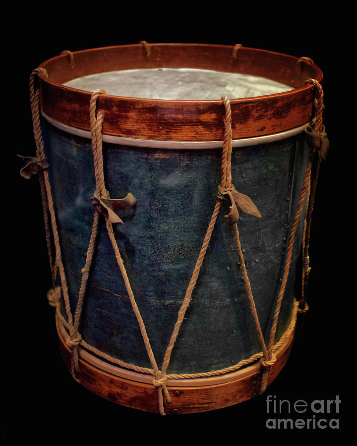 Music Photograph - Revolutionary War Drum by Mark Miller