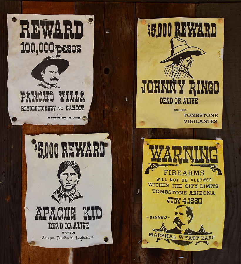 Reward Poster Photograph by Dany Lison