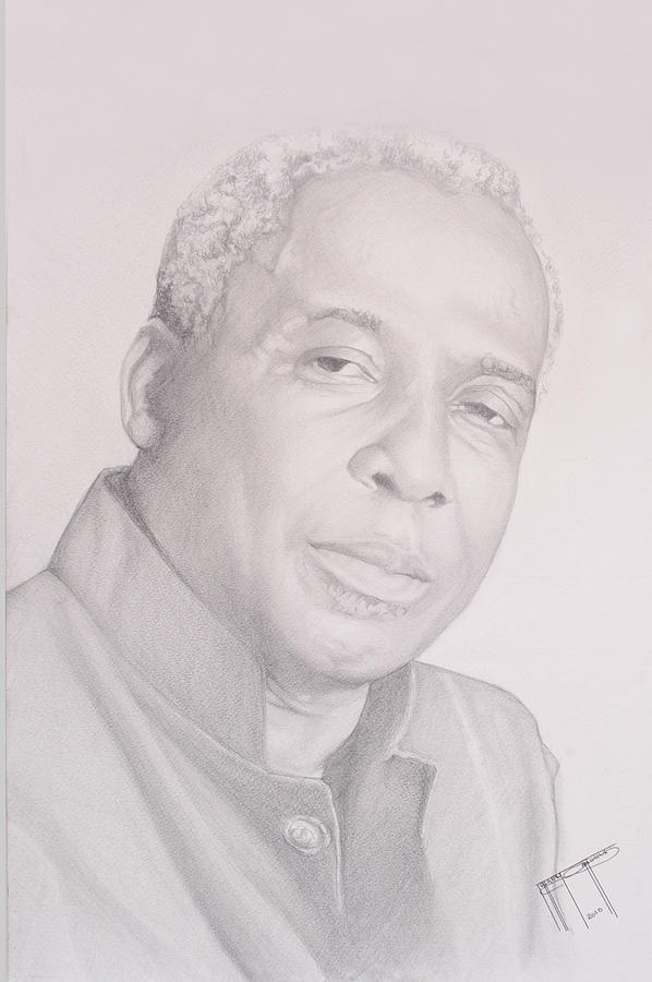 Rex Nettleford Drawing by Jeffrey Samuels - Fine Art America