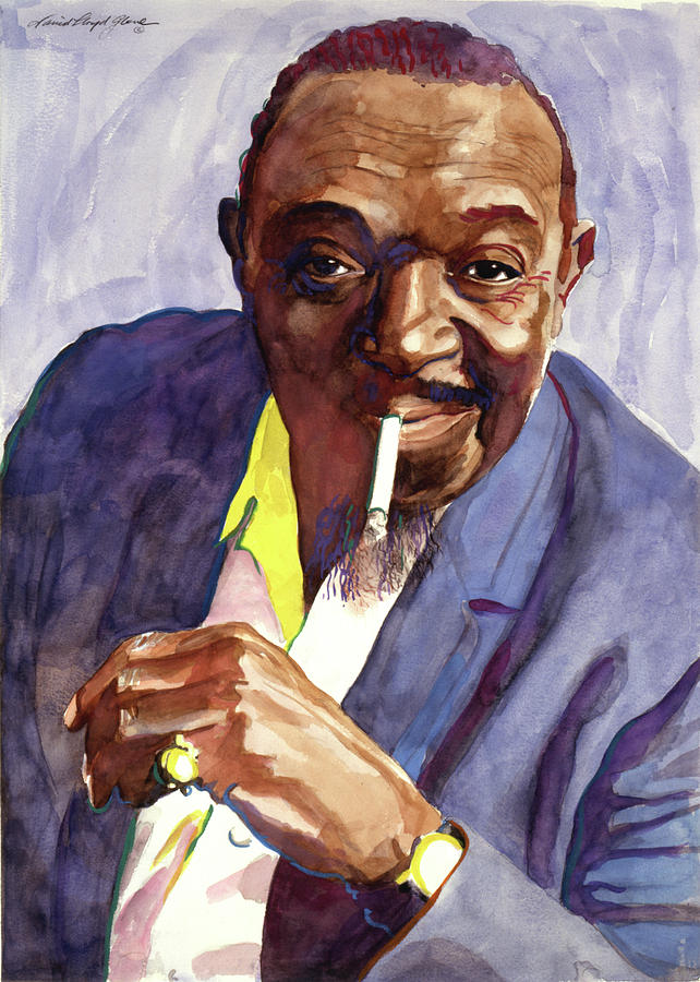 Rex Stewart Jazz man Painting by David Lloyd Glover