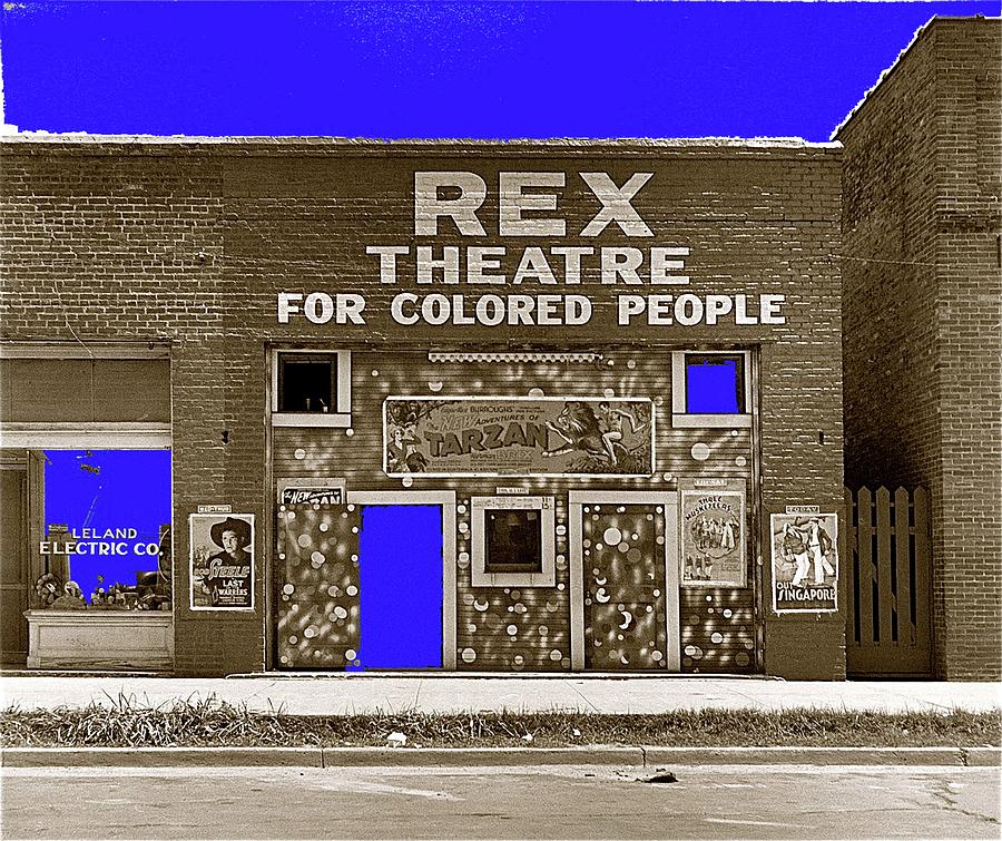 Rex Theater For Colored People number two Leland Mississippi June 1937-2015 Photograph by David Lee Guss