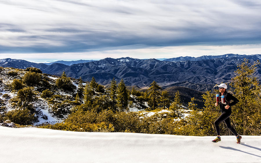 Adventure Photograph - Reyes Peak Snow Run by Bryan Toro Adventure Photograph - Reyes Peak Snow Run by Bryan Toro