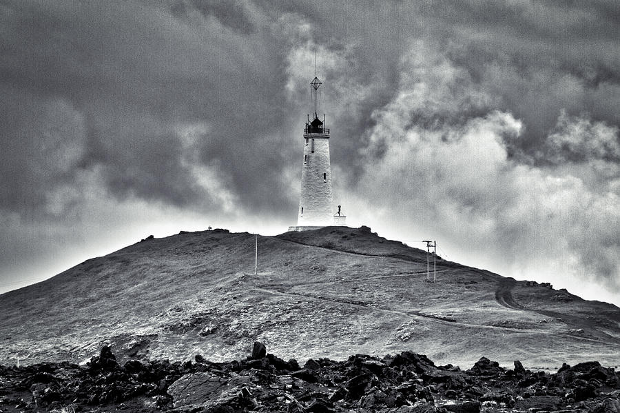 Reykjanes Lighthouse Photograph by Stuart Litoff