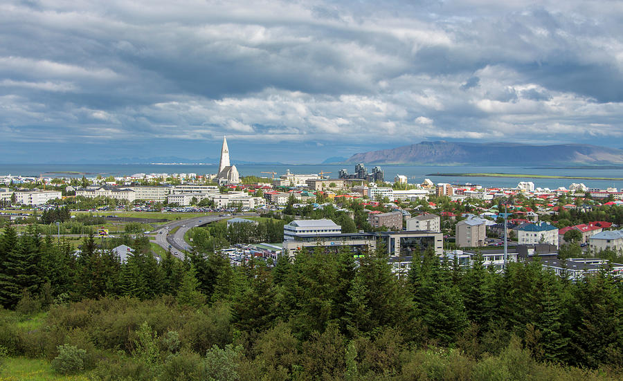 Reykjavick Cityscape, Iceland Photograph by Venetia Featherstone-Witty