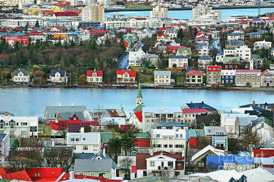 Reykjavik Houses 7256 Photograph by Jack Schultz